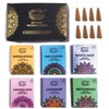 Raajsee Natural Incense Cones,6 Pack Mixed Scents Gift Pack 15