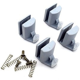 4 x Shower Door Hooks Guides/ Rollers/ Wheels/ Runners YQ-1011