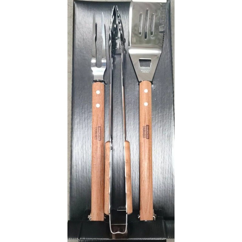 Tramontina 3 Piece Stainless Steel BBQ Tool Set