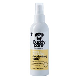Buddycare Dog Deodorising Spray - Deodorising Spray for Dogs - With Aloe Vera and Pro Vitamin B5 (Vanilla & Shea Butter, 200ml)