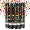 XPJBKC Biodegradable Confetti Cannons Large, Set of 5 Party Poppers