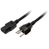 Logilink CP102 Power Cord Swiss – C13 1.80 m Black