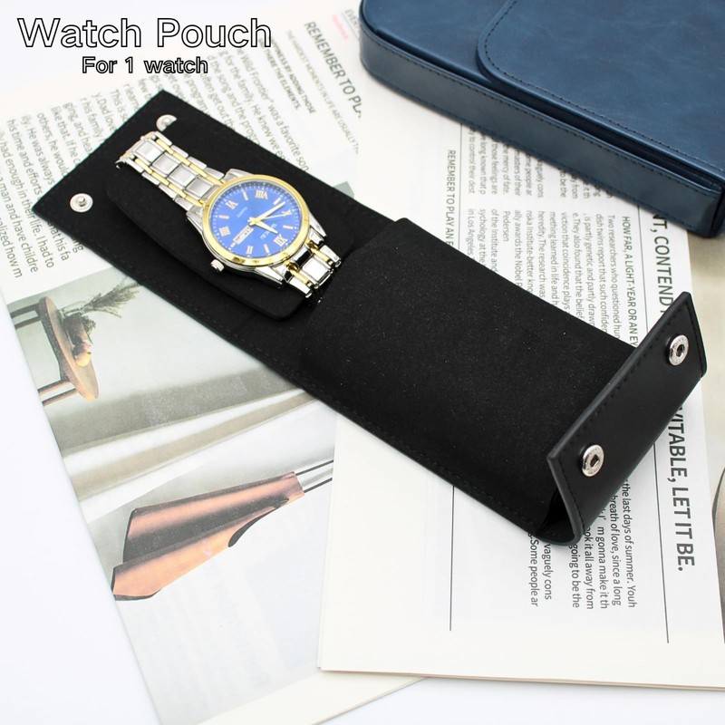 HUYUTAWE Watch Travel Pouch - Luxury Watch Case