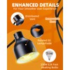 Food Heat Lamp: [3 Heating Bulb Included] [Steady Heating] Heat