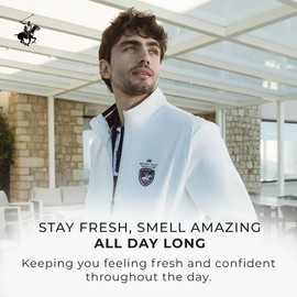 Beverly Hills Polo Club BHPC Cologne 5 Piece Gift Set for Men | Eau de Toillete, Deodorant, Shower Gel, Body Wash, Body Spray Fragrances (Classic)