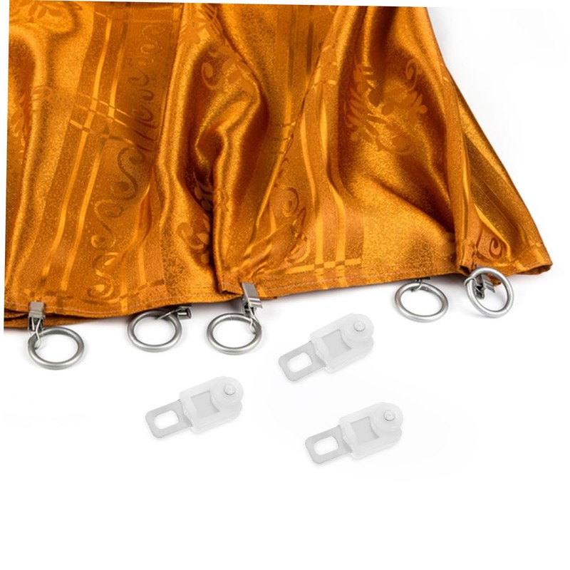 Zerodeko 20pcs Curtain Accessories Curtain Track Gliders Track Rollers Hanging