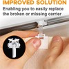 MONOJLY Vertical Blind Repair set Curtain Repair Carrier set Easy