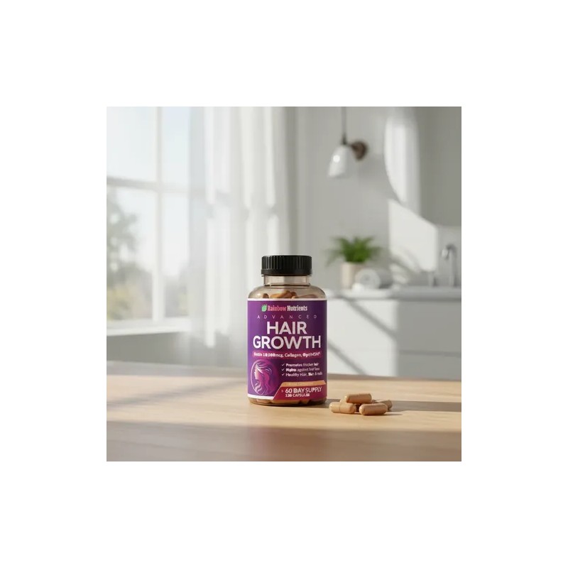 24-in-1 Advanced Hair Growth Vitamins Stops Hair Loss