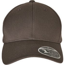 Flexfit 110 Curved Visor Snapback Baseball Cap, Dark Grey, One Size