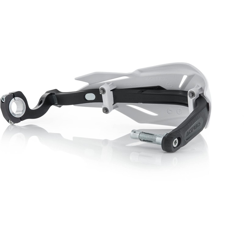 Acerbis 22397.237 Moto Hand Guards, White/Black, Size Unifit