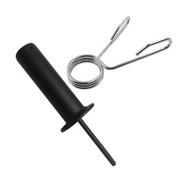 Hellery Fitness Gym Weight Stack Added Steel Weight Loading Pin Workout Barbell Replacement, 8mm x 110mm