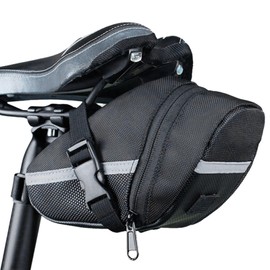Fayemint Bicycle Saddle Bag, Waterproof Saddle Bag, Bicycle Saddle Bags with Water Bottle Bag, Reflective Bicycle Bag