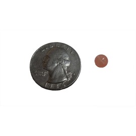 6MM Beads - Orange - Glow in The Dark - 100 Pack - for Fishing Tackle or Jewelry - #6MMORGLO - Hard Plastic