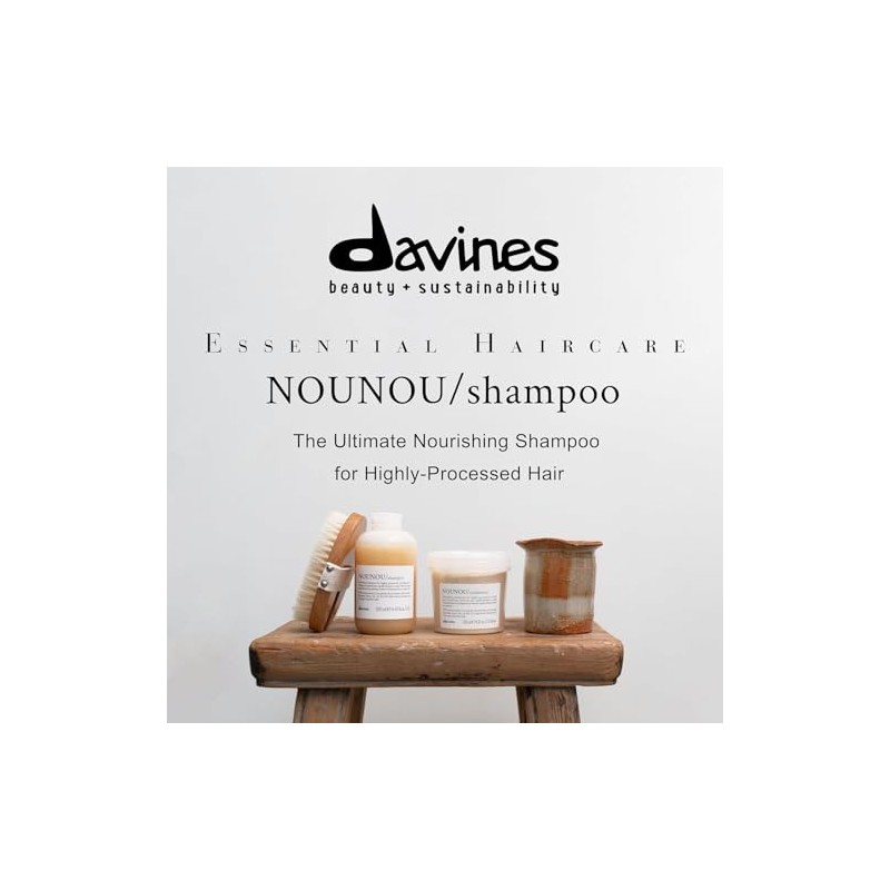 Davines Essential Haircare Shampoo Nounou 250 ml, (Pack of 1)