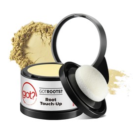 Got? Roots - Light Blonde Temporary Hair Thinning & Gray Cover Powder for Touch-Up, Brow Filler & Hairline - Pigment Infused Binding Powder - 0.14 OZ Tub