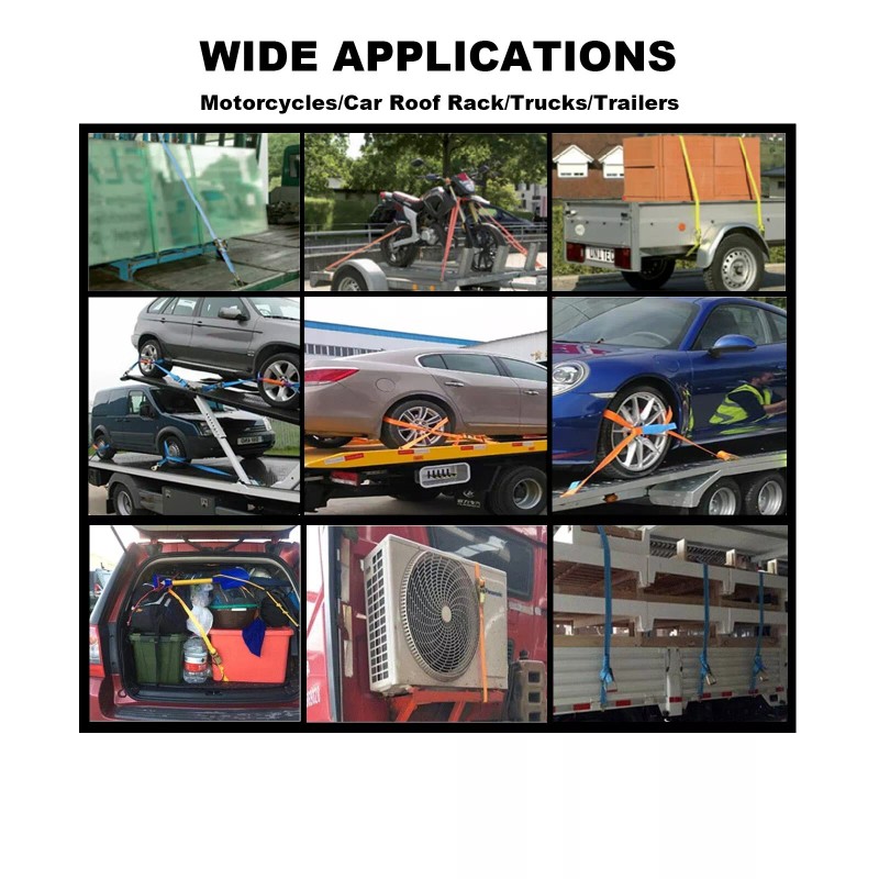 Indusafe 2 Wheels 2" x 8' Wheel Chock Tire Strap