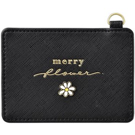 Klux Pass Case/Flower/Black 120811