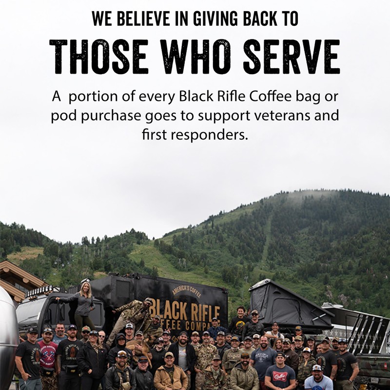 Black Rifle Coffee Company Silencer Smooth, 12oz Bag, Ground Coffee