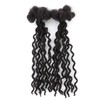 10 Inch 30 Strands Curly Loc Extensions Human Hair, 0.4cm