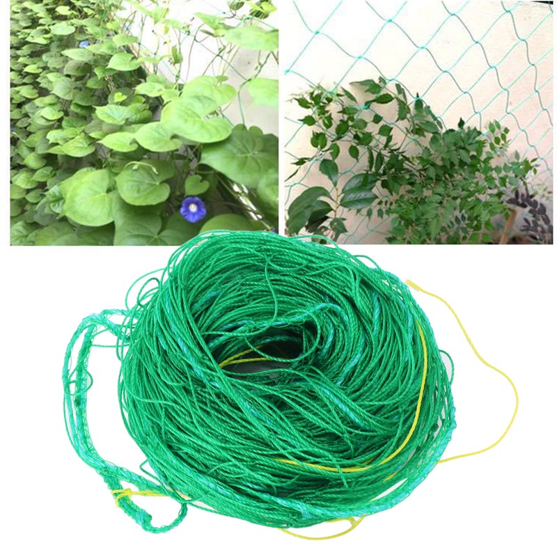 Garden Plant Trellis Netting Green Trellis Netting Polypropylene Plant Support