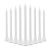 70mm 2 3/4" White Wooden Golf Tees Tee Biodegradable XL