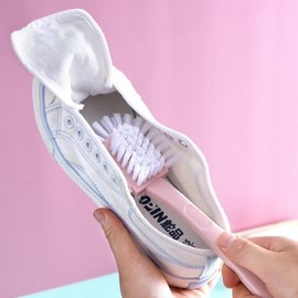 3-in-1 Multi-purpose Shoe Cleaning Brush Random Color 16ea