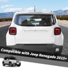 Jimen Tail Light Cover Trim Compatible with Jeep Renegade 2015-2023
