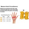 Kim Yuan Leather Work Gloves for Gardening/Cutting/Construction/Farm/Motorcycle, Men & Women,