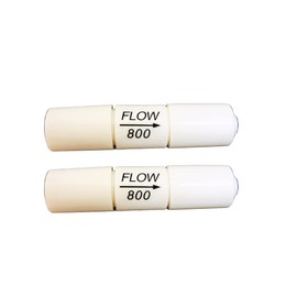 Malida 1/4 inch quick connector fittings Flow Restrictor for RO water purifiers Reverse Osmosis Systems (2, 800CC-400/600GPD)