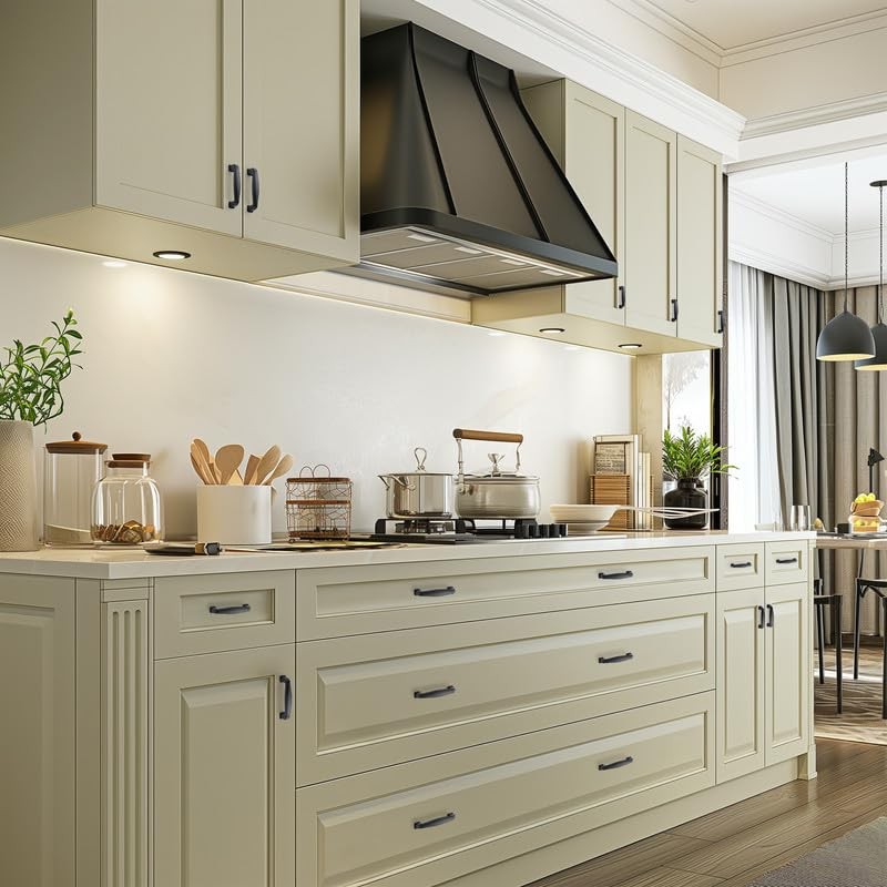 Ravinte 5 Pack 3 Inch Kitchen Cabinet Handles Matte Black