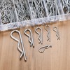 Pack of 150 split pins assortment, spring cotter pins set,
