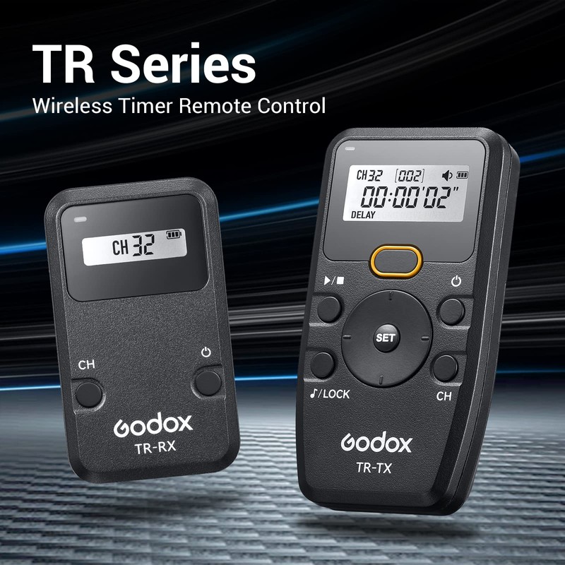 Godox TR-N3 Wireless Timer Remote Control for Nikon, Shutter Release