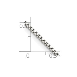 JewelryWeb 925 Sterling Silver 1.4mm Box Chain Necklace 28 Inch Chain-Necklace for Women and Men