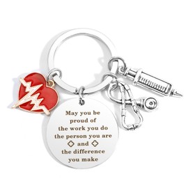 Nurse Gifts, Nurse Christmas Gifts, Nurse Stocking Stuffers, Nurses Week Gifts, Medical Assistant Gifts, Nurse Appreciation Gifts, Nurse Keychain, Nurse Practitioner Nursing Student Graduation Gifts