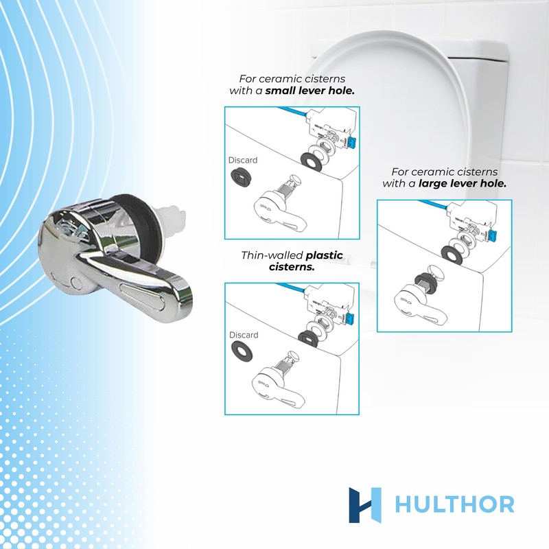 Hulthor Universal Toilet Flush Valve – Dual Flush Cistern Valve