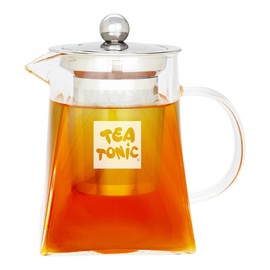 Tea Tonic Square Glass Tea Pot, 400ml