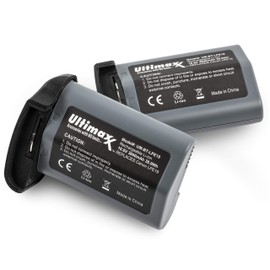 Ultimaxx LP-E19 Ultra-High-Capacity Lithium-Ion Rechargeable Batteries (x2), Compatible with EOS-1D X Mark III, 1D X Mark II, 1D X, 1Ds Mark III, 1D Mark IV, 1D Mark III