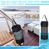 Berlune Boat Trash Bag Boat Trash Can with Bottom Zipper