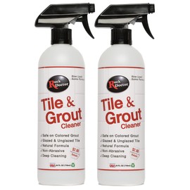 Rock Doctor Natural Tile and Grout Cleaner, Remove Stains Dirt, Oil, and Soap Scum, Heavy Duty Non-Abrasive Tile Cleaner, Natural Formula, Pack of 2