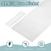 sourcing map 2 Pcs Pure Nickel Sheet, 99.6% Pure Nickel