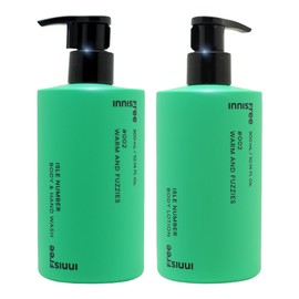 Innisfree Isle Number Body Lotion + Wash Warm & Purges (2 types) / 이니스프리 아일 넘버 바디 로션+워시 웜앤퍼지스 2종구성