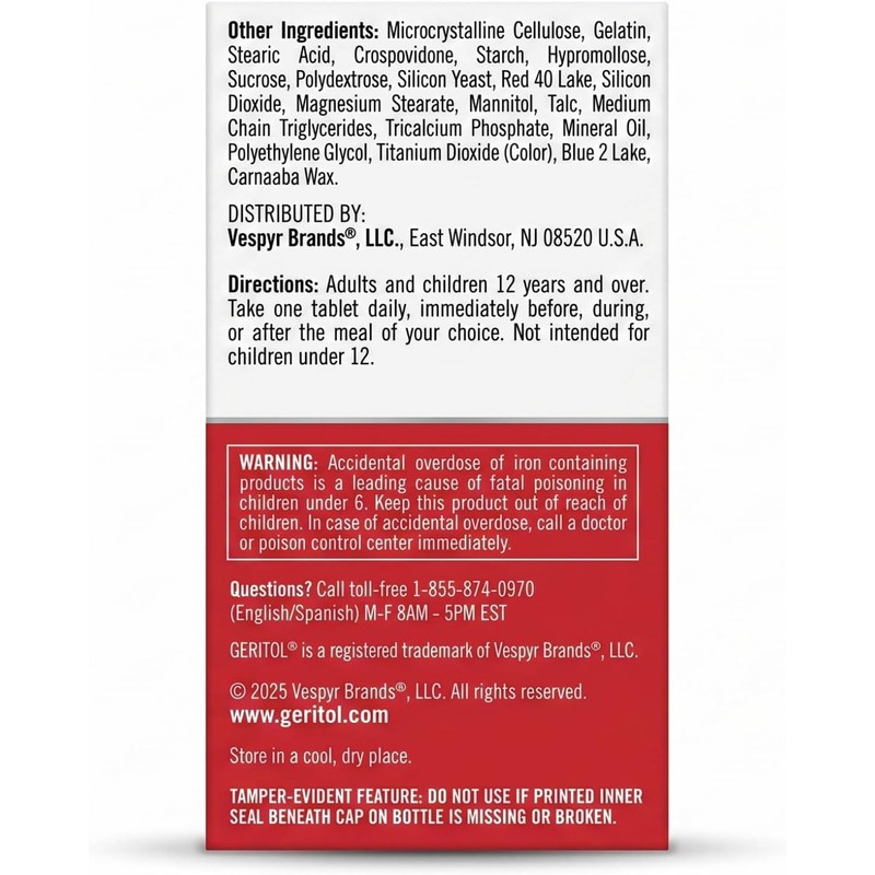 Geritol Complete Tablets, 100 Count (Pack of 3)