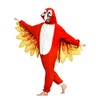 ABPTBAZ Unisex Adult Diamond Parrot Onesie One Piece Pajamas Animal