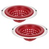 uxcell Silicone Sink Strainer, 2Pcs Kitchen Sink Drain Strainer Stopper