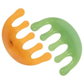 Baluue Resin Hair Combs Set Scalp Massage Comb Wide Teeth for Relaxation Scalp Care