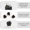 KCD1-5-103-BK Toggle Switch Black AC 250V 6A 125V 10A On/Off/On
