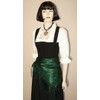 Silk cloth dirndl costume cloth green 75 x 75 cm