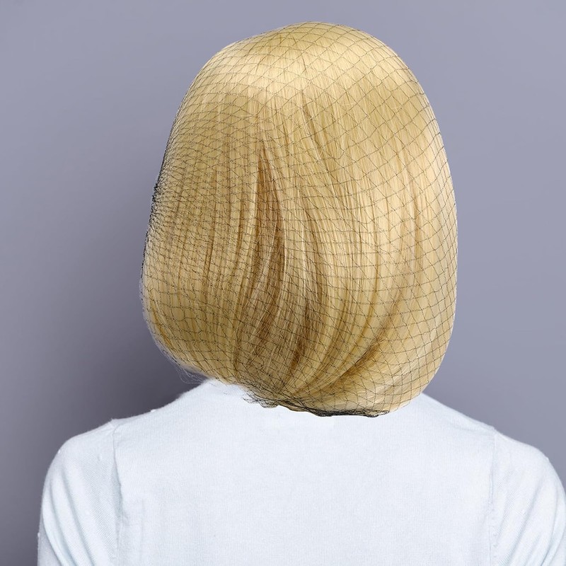Redecillas Cabello De Malla Elástica Negra, 100 Unidades, Cómodas Para