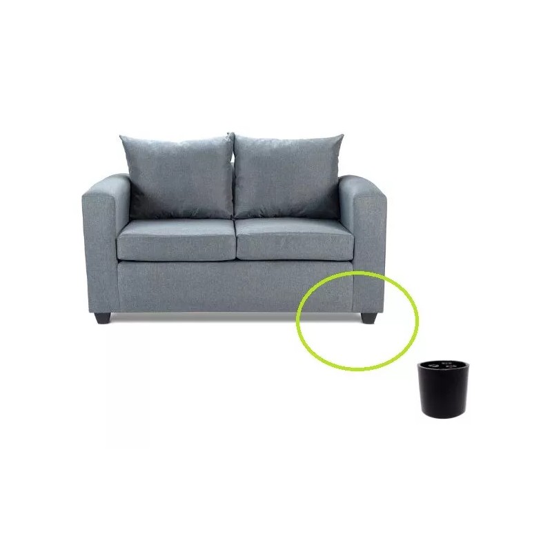 Herrajes Guerrero Pata De Plástico Para Sala Muebles 5 Cm