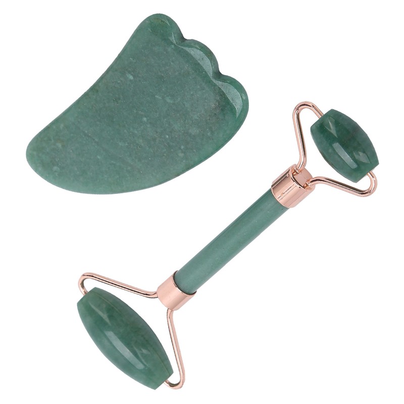 Double Head Roller Massager Facial Body Gua Sha Scraping Board